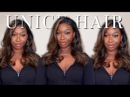 Effortless Glueless Balayage Highlight Body Wave Wig Install + Review | ft Unice Hair | Tan Dotson