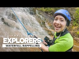 Go Rappelling Down a 100 Foot Waterfall in New Hampshire | Thrillist Explorers