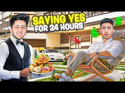 SAYING YES TO MY BROTHER FOR 24 HOURS 😂 | FUNNY CHALLENGE