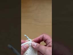 How to crochet a 5-repeat puff stitch #shorts #crochetstitch #crochettutorial