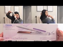 HAIR VLOG | GET SALON RESULTS AT HOME WITH FASZIN HAIR STRAIGHTENER