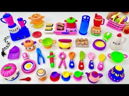 Amazing technique make kitchen set with polymer clay | Miniature clay kitchen set | Part 1