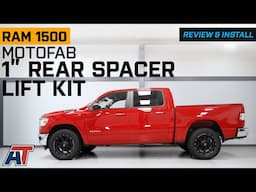 2009-2024 RAM 1500 MotoFab 1-Inch Rear Spacer Lift Kit Review & Install