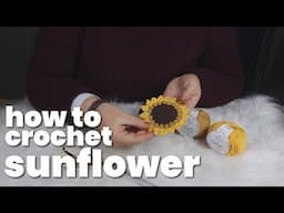 HOW TO CROCHET SUNFLOWER? #howto