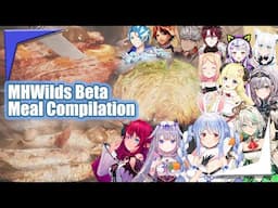 【Compilation】Holopro reacting to Monster Hunter Wilds Open Beta meals【Holopro EngSub】