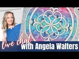 Announcing a New Free-motion Challenge Quilting Along - Live Chat with Angela Walters