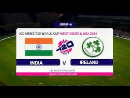 T20I World Cup 2024🏆 | India vs Ireland | Match - 1 | Real Cricket Swipe New Update Gameplay