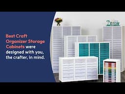 Craft Storage Cabinets Customizable to Fit Your Space