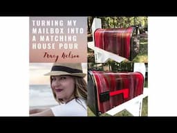 Turning A Mailbox Into A Matching House Pour By Tracy Nelson