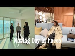 Homebody in Korea | Moving into new Korean apartment, furniture shopping, beauty day, settling in!