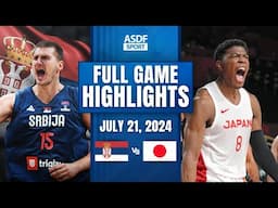 SERBIA vs JAPAN Full Game Highlights July 21, 2024 (Friendly International Games)