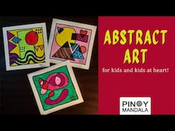 How to create an abstract art for kids | Easy abstract art for kids and kids at heart!