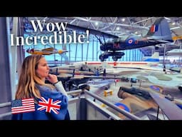 Americans TOUR the Massive Duxford Air Museum! 🇬🇧 🇺🇲 (IMPERIAL WAR MUSEUM | VLOG)