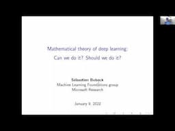 Mathematical theory of deep learning: Can we do it? Should we do it?