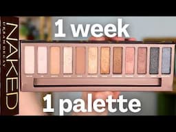 1 WEEK, 1 PALETTE: Urban Decay Naked Palette