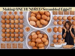 What 100 Eggs Look Like SCRAMBLED + Making & Gifting Sandwiches To HUNDRED People - Zeelicious Foods