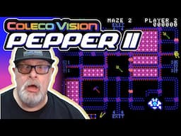 RETRO GAMING at its FINEST with PEPPER II on COLECOVISION!