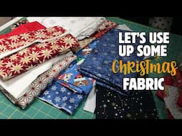 An Easy Christmas Sewing Project Using Strips