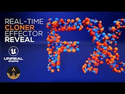 Unreal Engine 5.4 Cloner & Effector Tutorial: Logo Reveal | Real-Time Motion Design