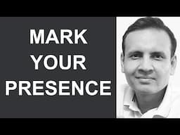 Mark Your Presence | Communication Skills | How To Be Confident In Public Speaking | Dr Vivek Modi