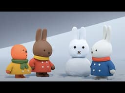 Miffy Builds a Snowman | Miffy | Cartoons for kids