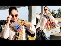 Kareena Kapoor Spotted Alone At Mumbai Airport