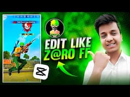 How to EDIT like Zoro ffx in capcut 😈 | Zoro FF shorts editing in Capcut