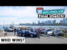 I-90 Surge Race To The Finish Line! This Is The Fastest Electric Car To Drive Across USA - Pt. 4/4