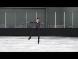 Rex Herrera | Intermediate Men Free Skate | 2025 Midwestern Sectional Singles Final