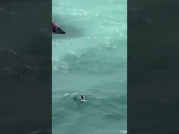 Coast Guard Rescues a Man Clinging to a Cooler near Longboat Key following Hurricane Milton