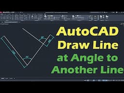 AutoCAD Draw Line at Angle to Another Line