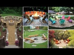 28 Round Firepit Area Ideas to enjoy Summer Nights Outside| DIY GARDENS