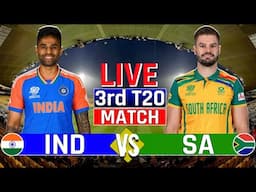 🔴 Live India vs South Africa, 3rd T20 Match | Ind vs Sa 3rd T20 | Today Live Cricket Match #indvssa