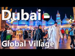 Dubai Global Village Full Tour Beautiful Walk 4K 🇦🇪