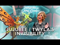 Jujubee as Twyla thought she could turn invisible — Best of Dungeons and Drag Queens Season 1