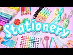 CREATE YOUR OWN STATIONERY! 10 easy & cute ideas to make at home | Back to school aesthetic supplies