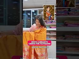 BEST Paithani Store in Yeola! Neeta Ambani’s choice for Paithani @kapsepaithaniofficial