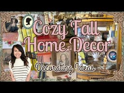 COZY FALL HOME DECOR | Vintage Cottage Fall Decorating Ideas 2024