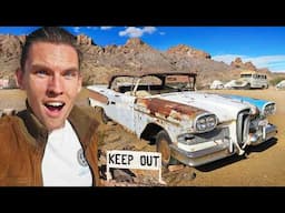 Exploring The FORGOTTEN Abandoned Cars DUMPED in the Desert!