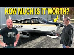 Broker EVALUATES our Rebuilt Airplane that was Forgotten for years