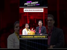 BPSC 3.0💐SELECTED PRITI SINGH💐 CHANDRA INSTITUTE ALLAHABAD #chandrainstituteallahabad