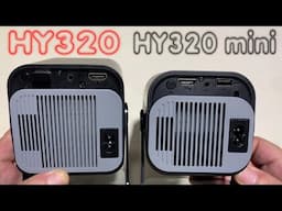 HY320 mini Vs HY320 Image Test Projectors