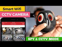 A Smart wireless CCTV Camera for Home, Office & Shop Security with Live Recording on mobile phone