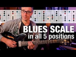 How To Play The Blues Scale Across the Whole Fretboard in All Keys