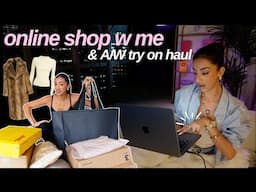 online shop with me for a new autumn wardrobe & try-on haul 2024