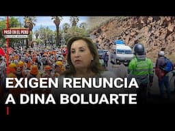 Exigen renuncia a Dina Boluarte en tercer día de paro | Pasó en el Perú: noticiero regional