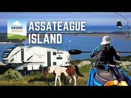 Ep. 380: Assateague Island National Seashore | Maryland wild horses RV travel camping kayaking