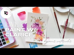 15 minutes to relax & paint in Watercolour