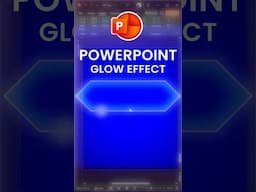 EASY PowerPoint Glow Effect 💎 #powerpoint #animation #tutorial