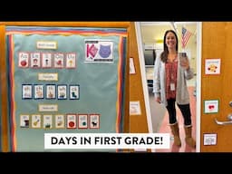 Days in the Life of a First Grade Teacher // Floss Rule, My Observation, shapes turkeys, and more!